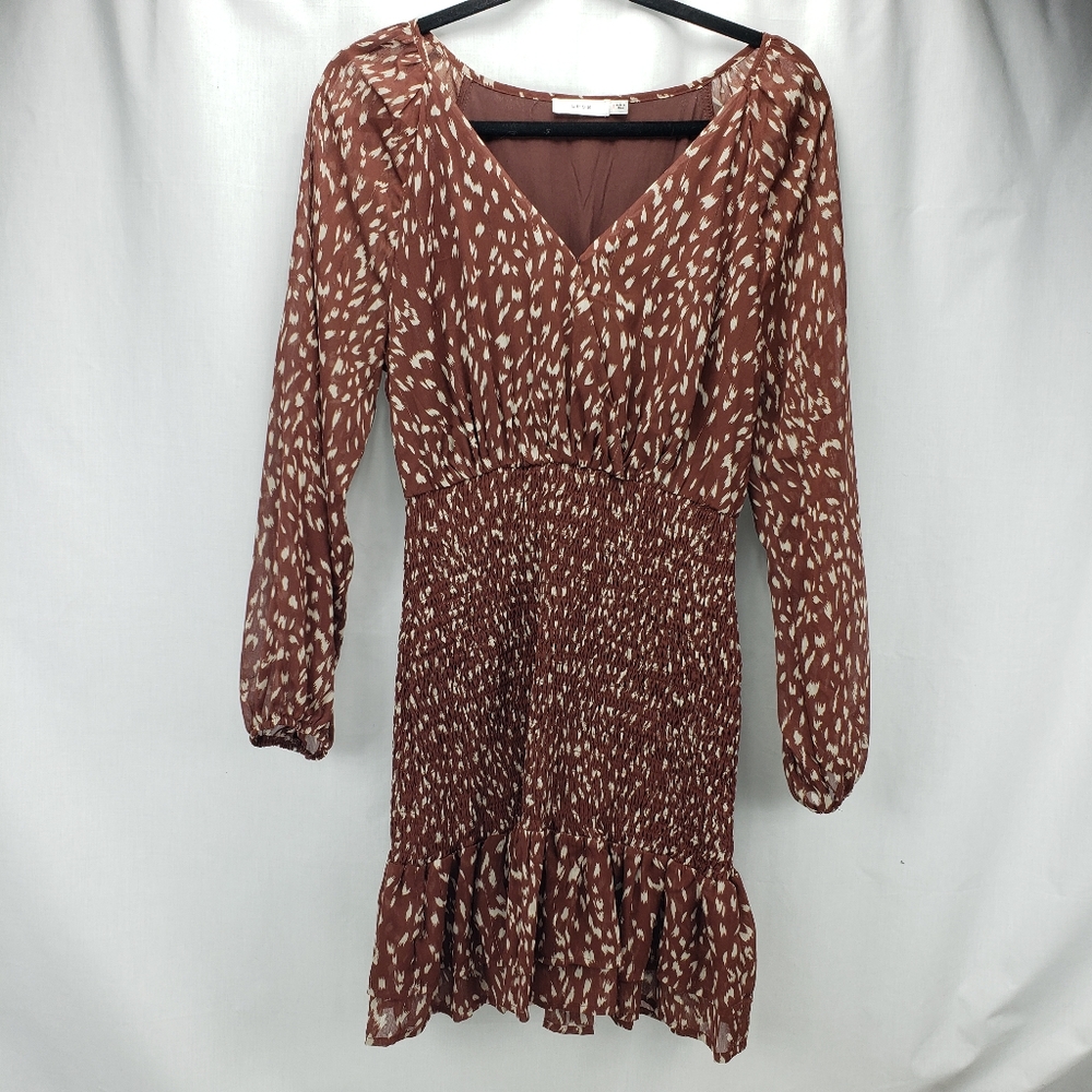 Lush Long Sleeve Mini Dress Size Small